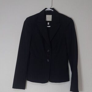 The Limited Blue and Black Tailored Blazer